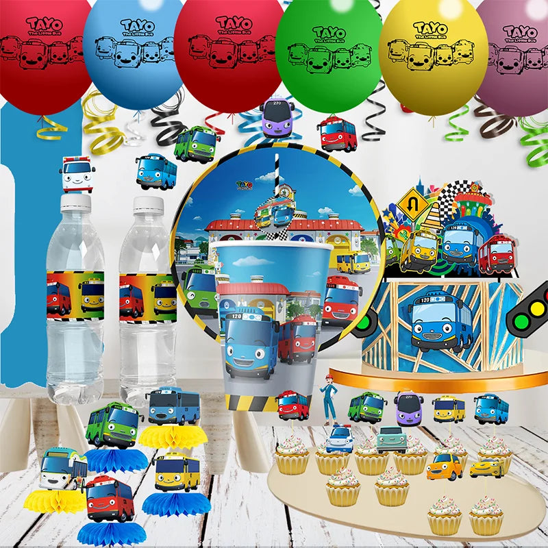 Tayo the Little Bus Birthday Party Decorations and Supplies for an Unforgettable Celebration