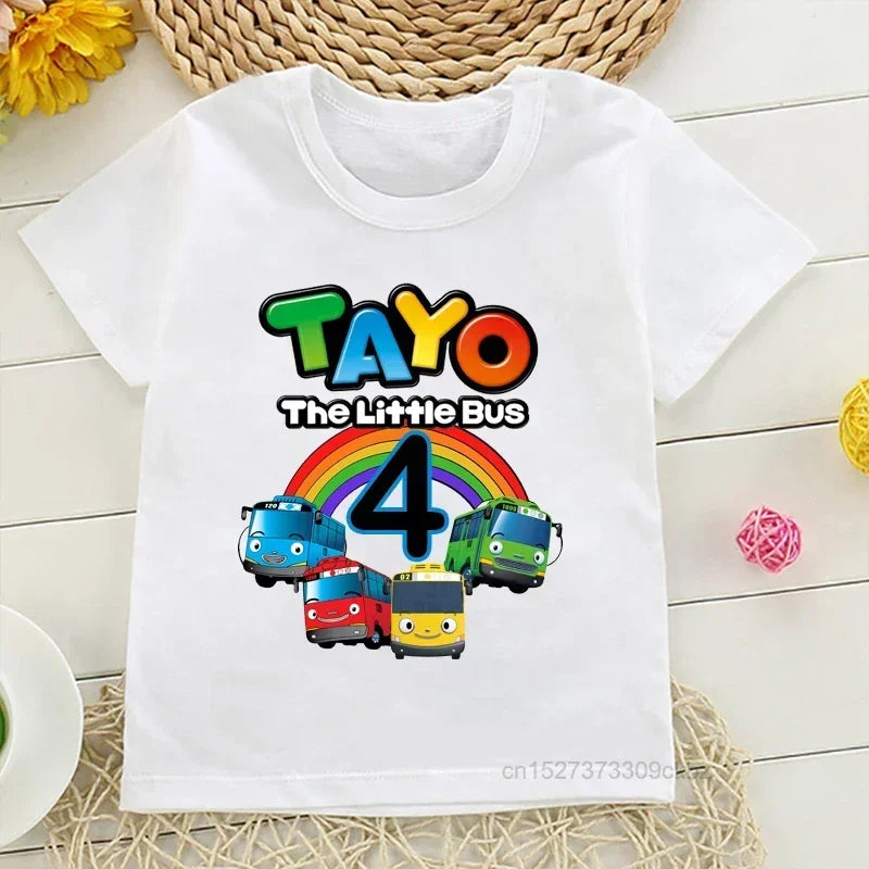 Tayo The Little Bus T-Shirt Number "4"