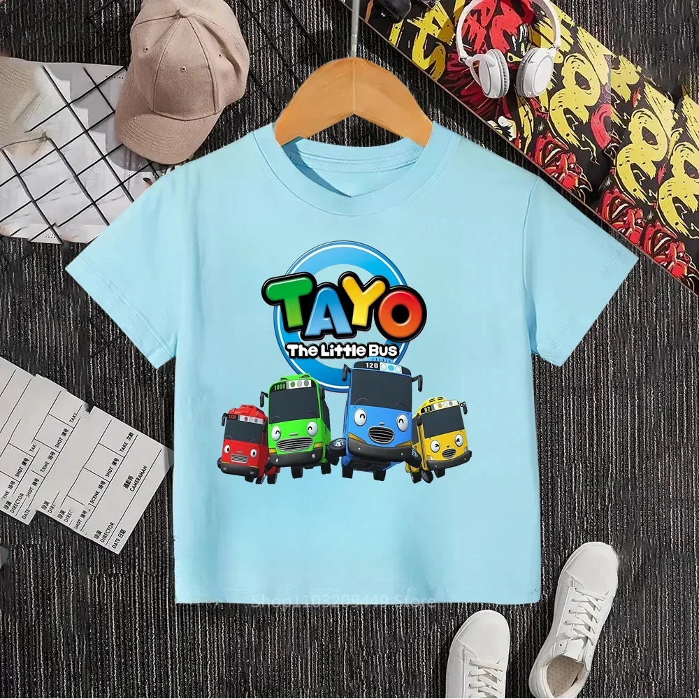 Discover the Perfect Tayo the Little Bus Blue T-Shirt for Every Fan!