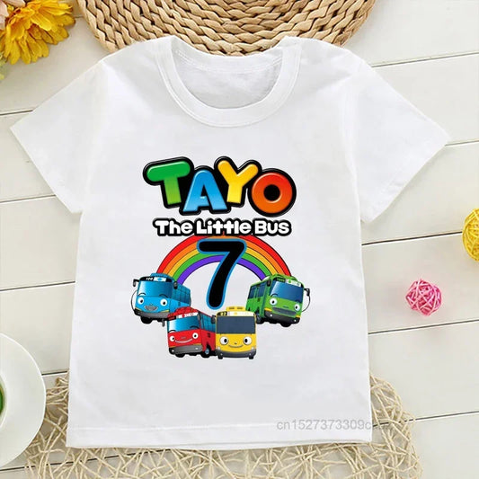 Tayo The Little Bus T-Shirt Number "7"