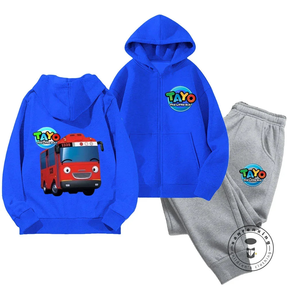 Tayo the Little Bus Tracksuit – black Edition