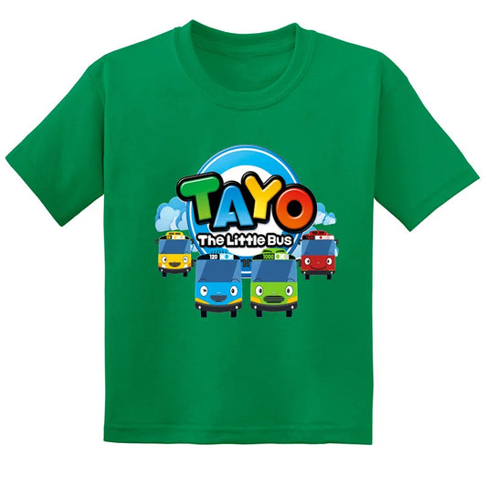 Discover the Perfect Tayo the Little Bus Green T-Shirt for Every Fan!