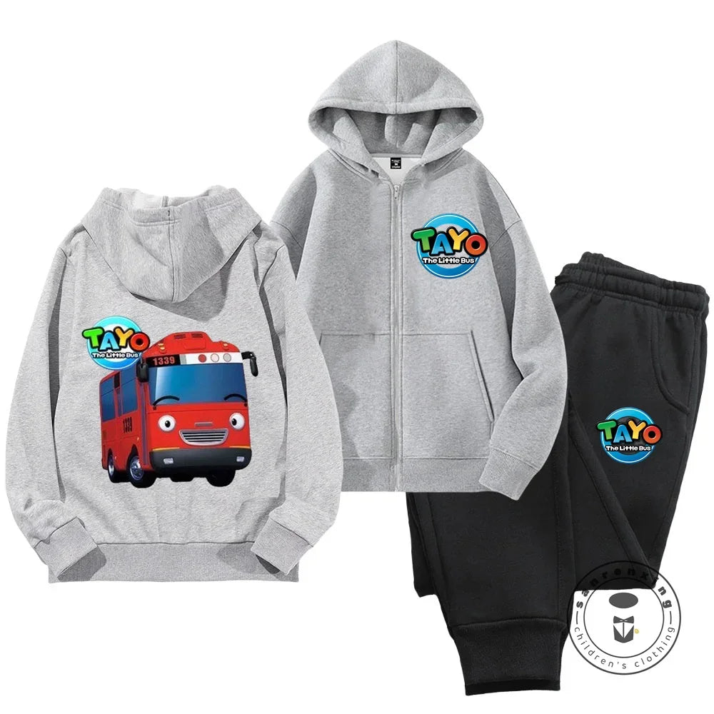 Tayo the Little Bus Tracksuit – black Edition