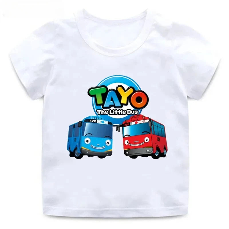 Discover the Perfect Tayo the Little Bus White T-Shirt for Every Fan!