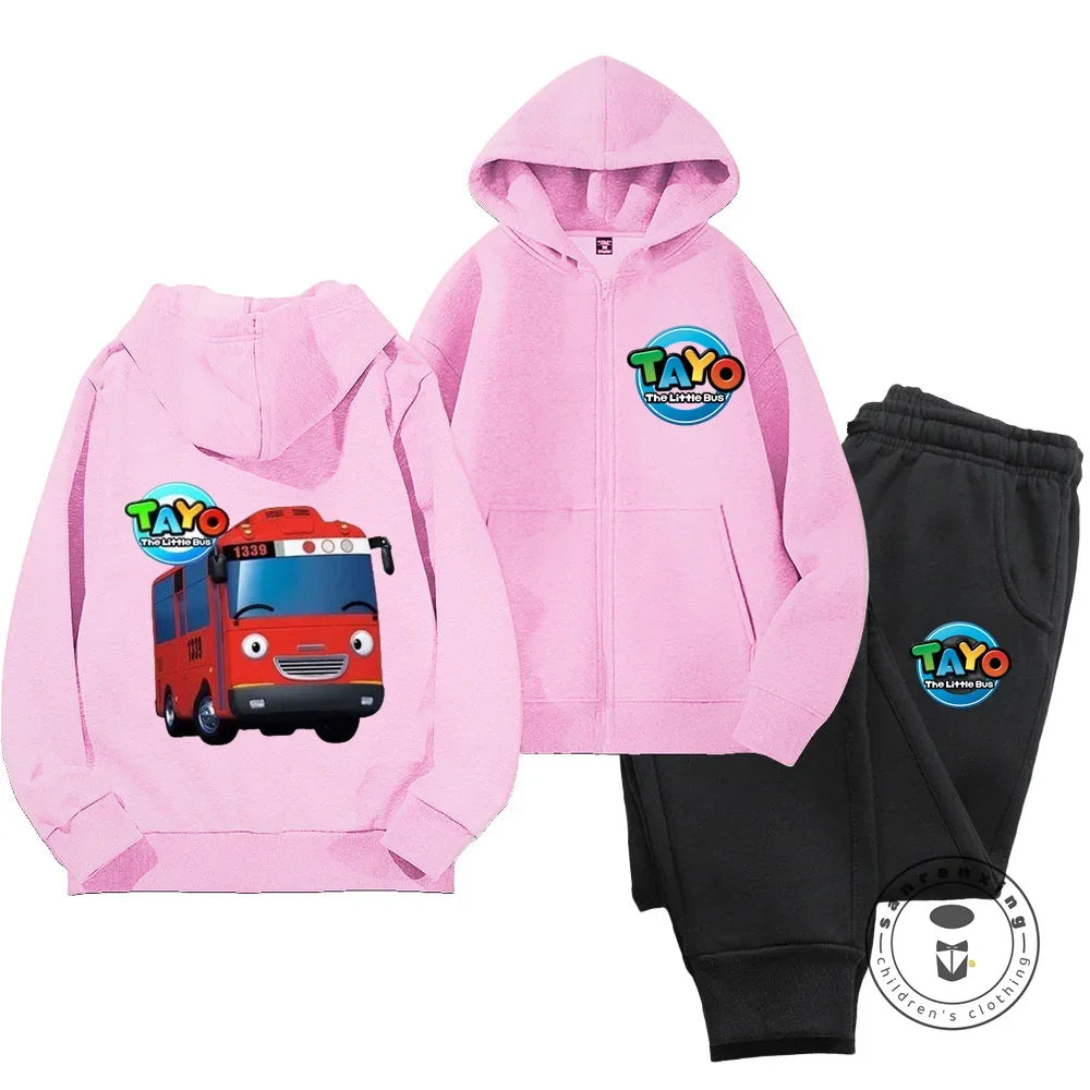 Tayo the Little Bus Tracksuit – black Edition