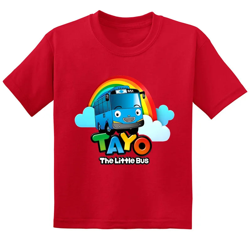 Discover the Perfect Tayo the Little Bus Red T-Shirt for Every Fan!