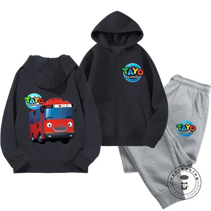 Tayo the Little Bus Tracksuit – black Edition