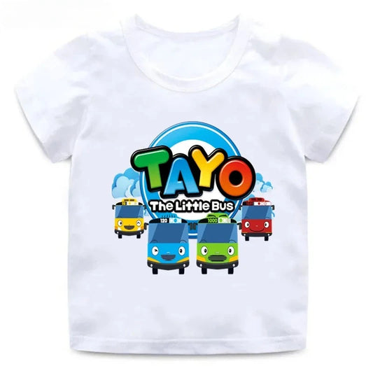 Discover the Perfect Tayo the Little Bus White T-Shirt for Every Fan!