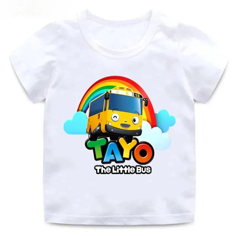 Discover the Perfect Tayo the Little Bus White T-Shirt for Every Fan!