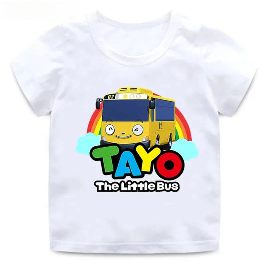 Discover the Perfect Tayo the Little Bus White T-Shirt for Every Fan!