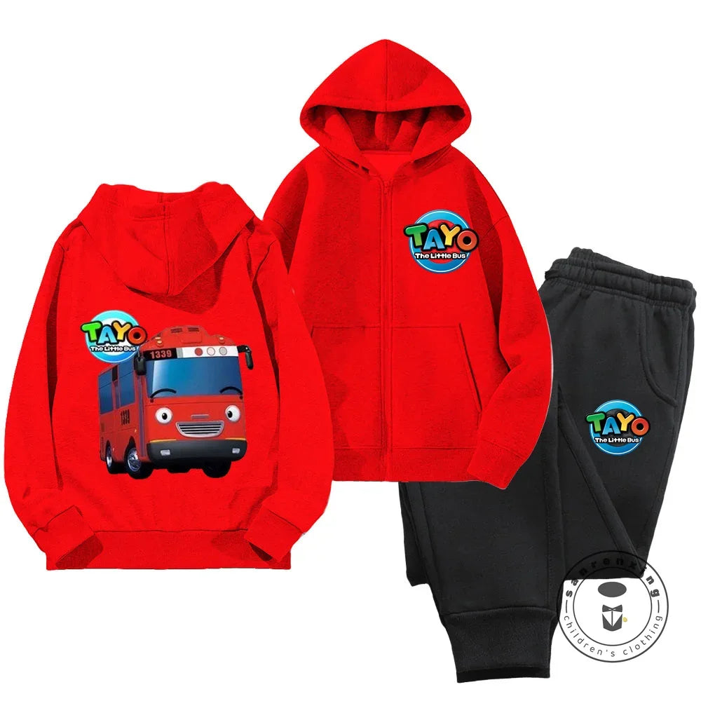 Tayo the Little Bus Tracksuit – black Edition