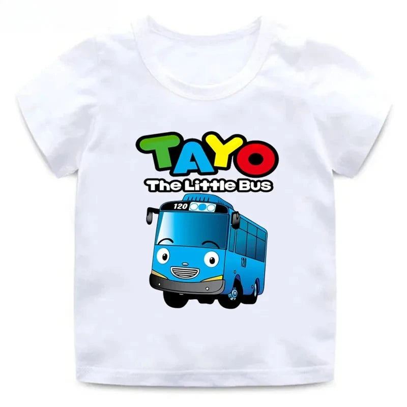 Discover the Perfect Tayo the Little Bus White T-Shirt for Every Fan!