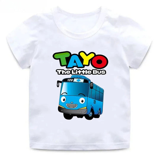 Discover the Perfect Tayo the Little Bus White T-Shirt for Every Fan!