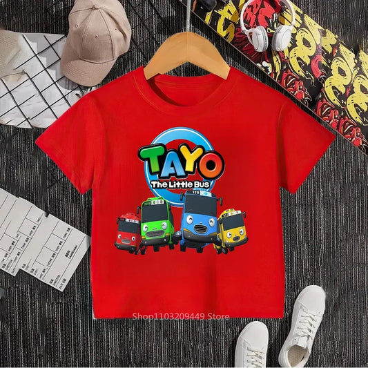 Discover the Perfect Tayo the Little Bus Red T-Shirt for Every Fan!