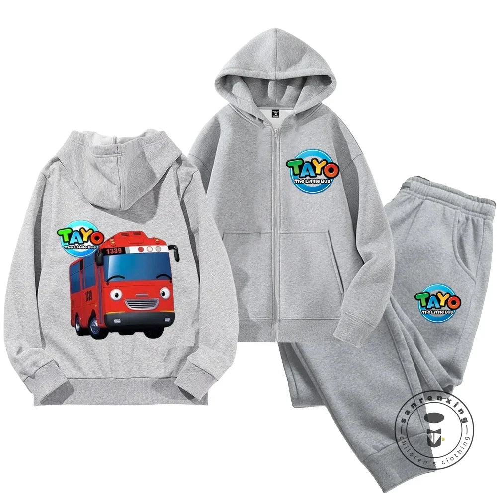 Tayo the Little Bus Tracksuit – black Edition