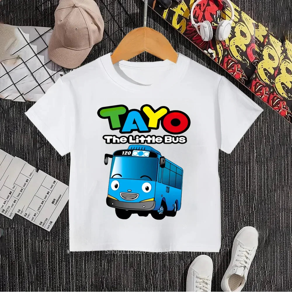 Discover the Perfect Tayo the Little Bus White T-Shirt for Every Fan!