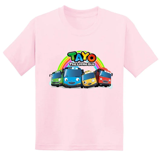 Discover the Perfect Tayo the Little Bus Pink T-Shirt for Every Fan!